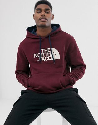 north face maroon hoodie