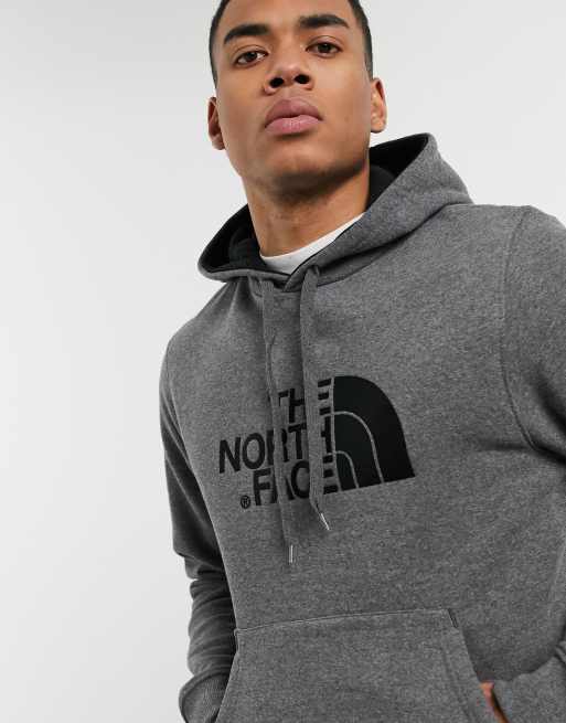 The North Face Drew Peak pullover hoodie in gray ASOS