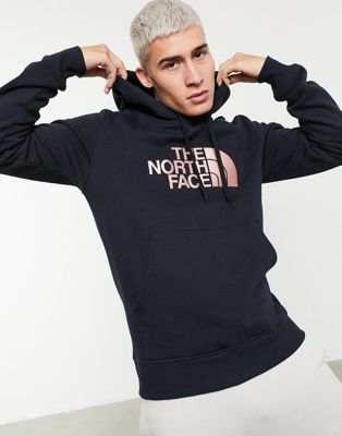 north face drew peak hoodie navy