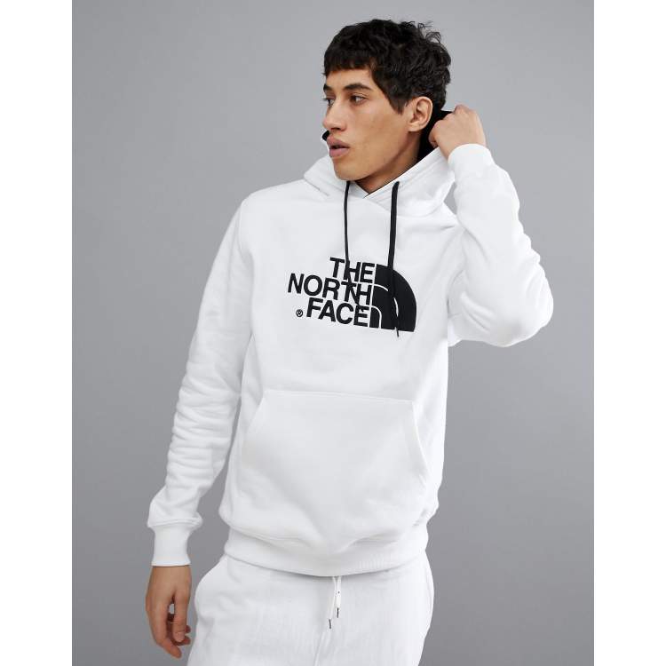 The North Face Drew Peak Pullover Hoodie In White