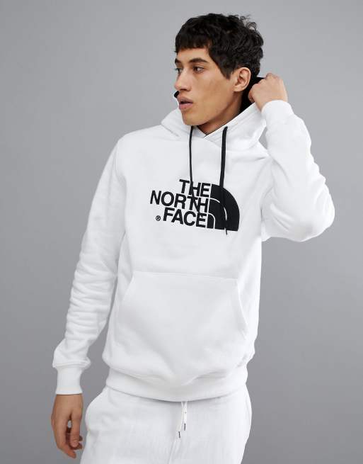 North face drew shop peak hoodie white