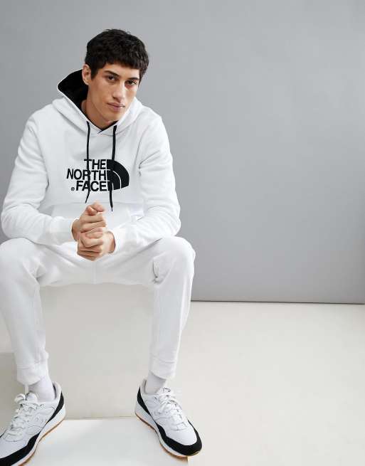 The North Face Drew Peak Pullover Hoodie In White