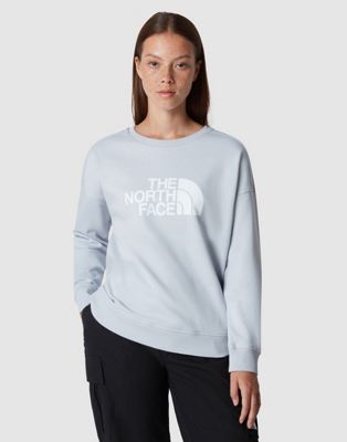 The North Face Drew peak sweater in dusty blue - ASOS Price Checker