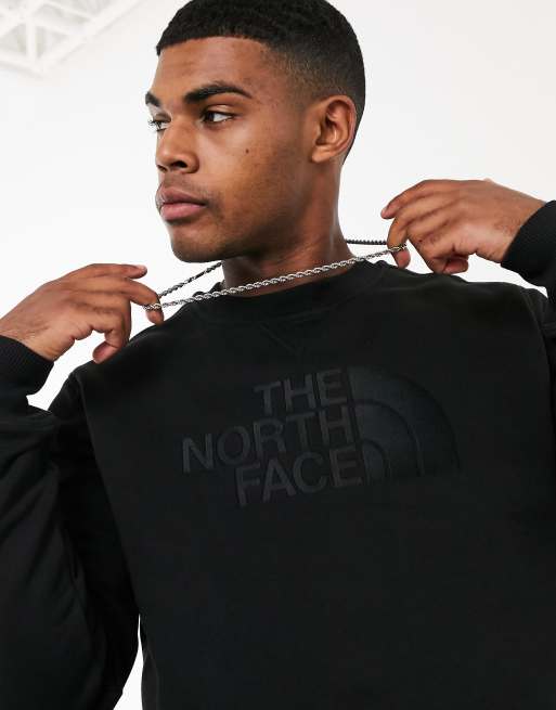 The North Face Drew Peak sweatshirt in black ASOS