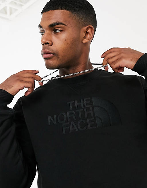 The North Face Drew Peak sweatshirt in black | ASOS