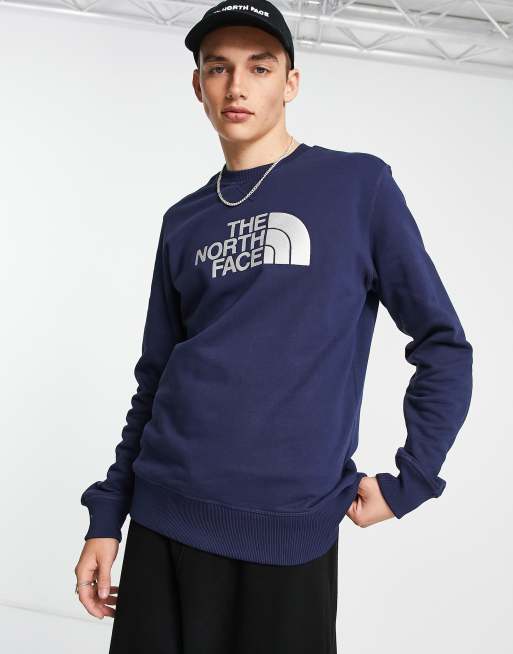 The North Face - Drew Peak - Sweatshirt in marineblauw