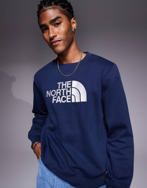 The North Face - Drew Peak - Sweatshirt in marineblauw - view 1