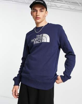 The North Face Drew Peak sweatshirt in navy - ASOS Price Checker