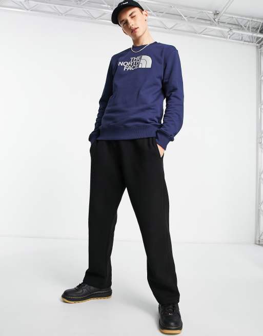 The North Face Drew Peak sweatshirt in navy | ASOS