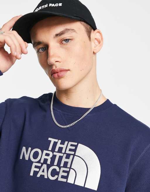 The North Face Drew Peak sweatshirt in navy | ASOS