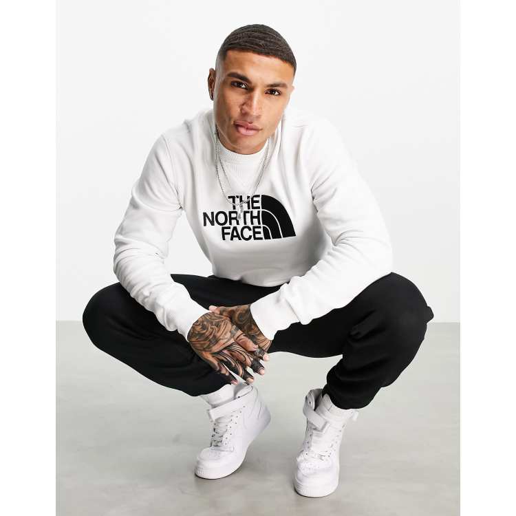 The north face outlet drew peak hoodie white