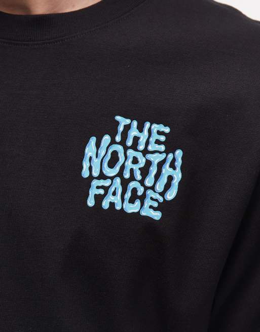 The North Face Drip Logo relaxed backprint t-shirt in black, 5 of 5