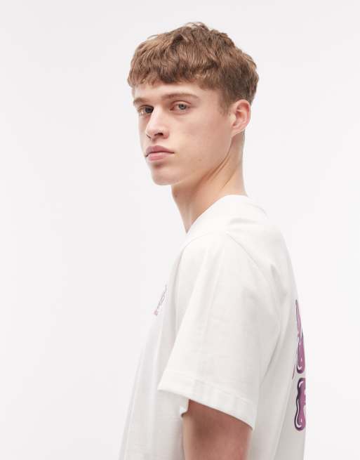 The North Face - Drip Logo - T-shirt comoda bianca con stampa sul retro, 5 di 5