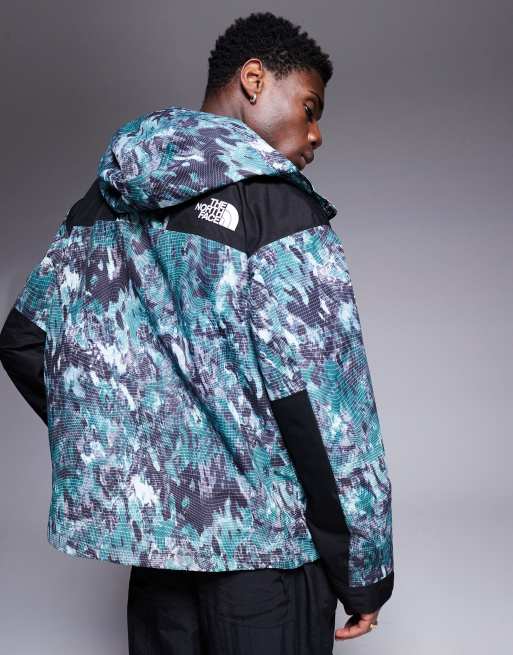 The North Face - Dryven - Mono Mountain - Waterbestendig jack in groene print, 4 van 4