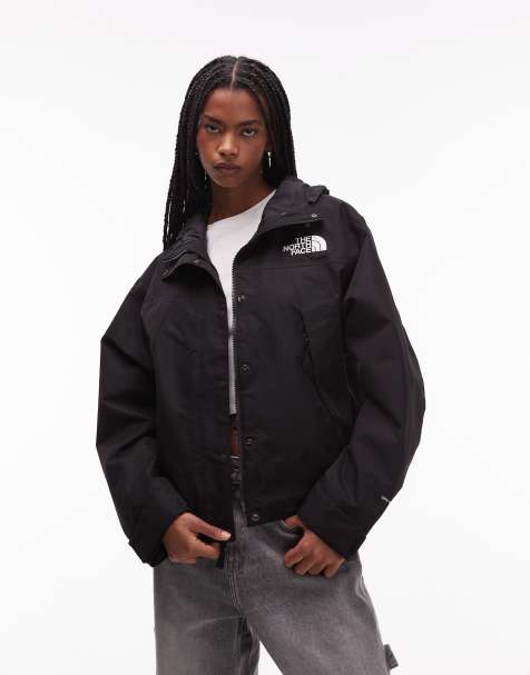 The North Face Dryvent mono mountain jacket in black