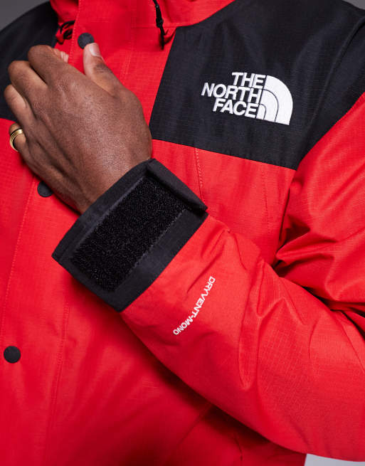 The North Face – Dryvent Mono Mountain – Czerwona wodoodporna kurtka, 4 z 4