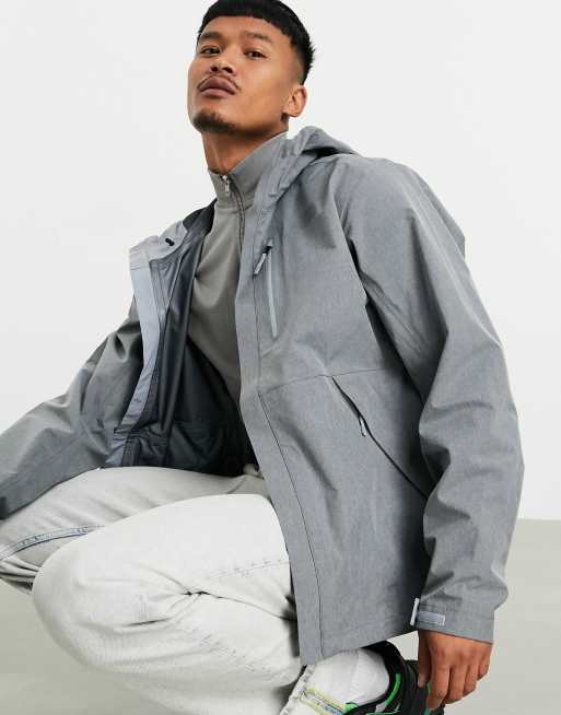 North face hot sale dryzzle jacket grey