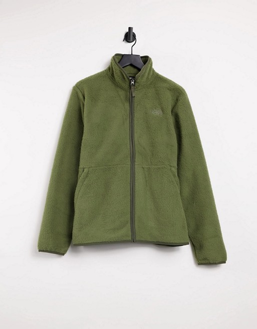The North Face Dunraven full zip hoodie in green