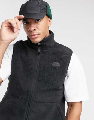 north face sherpa vest