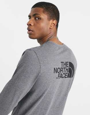 North face long hot sale sleeve t shirt