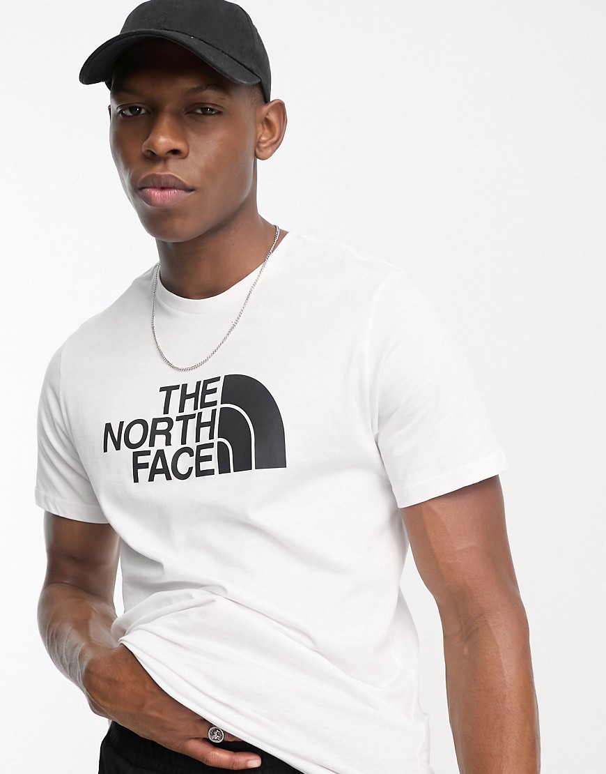 The North Face Easy chest logo t-shirt in white