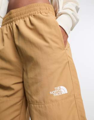 The North Face Easy nylon baggy pants in light brown