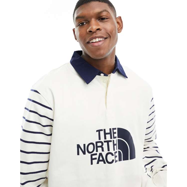 North face white 2025 polo shirt