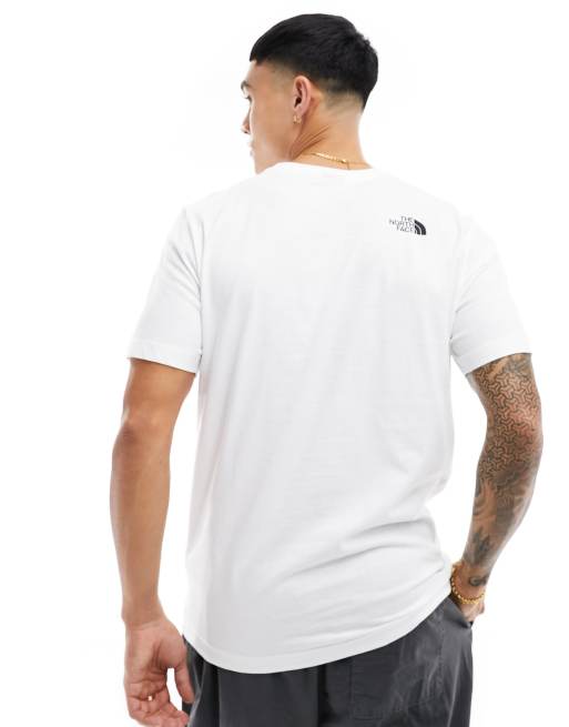 The North Face - Easy - T-shirt avec logo graphique - Blanc, 3 de 4