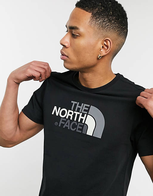 The North Face Easy t-shirt in black