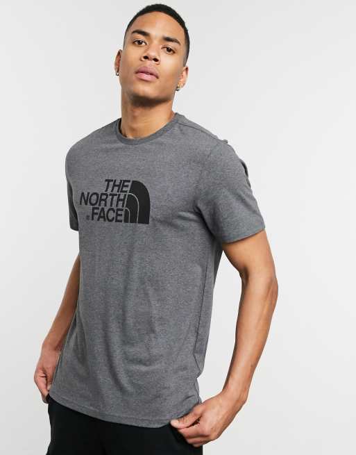 The North Face Easy t shirt in gray ASOS