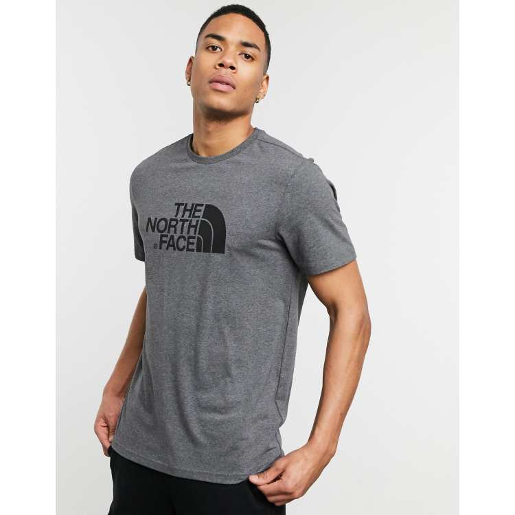 Mens grey north hot sale face t shirt