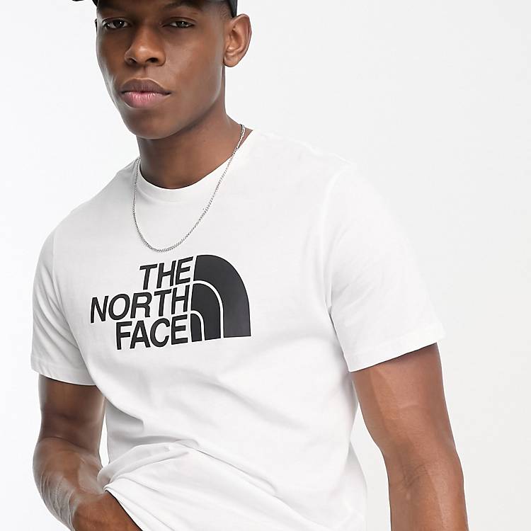 The North Face – Easy – T-Shirt in Weiß mit Brust-Logo | ASOS