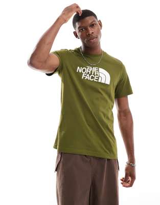 The North Face - Easy - T-shirt verde e bianca - view 1