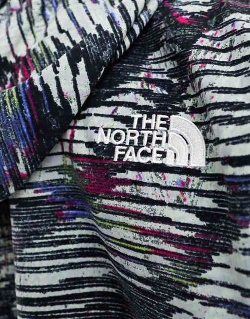 The North Face Easy Wind hooded logo jacket in multi flash print, 2 of 4