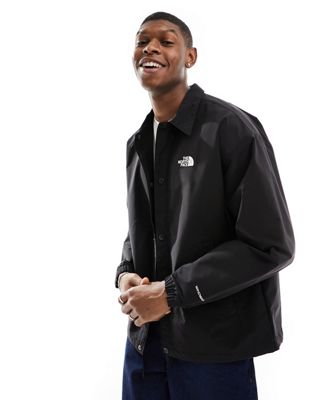 The North Face Easy Wind logo coach jacket in black