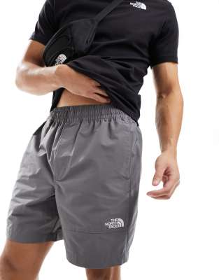 The North Face Easy Wind Shorts In Gray