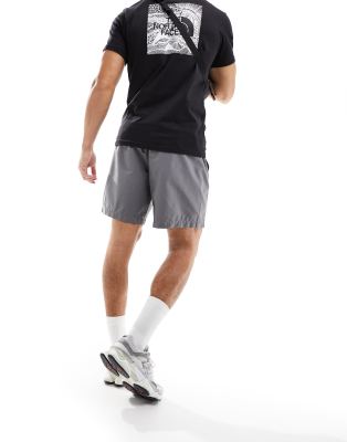 The North Face Easy Wind shorts in gray | ASOS