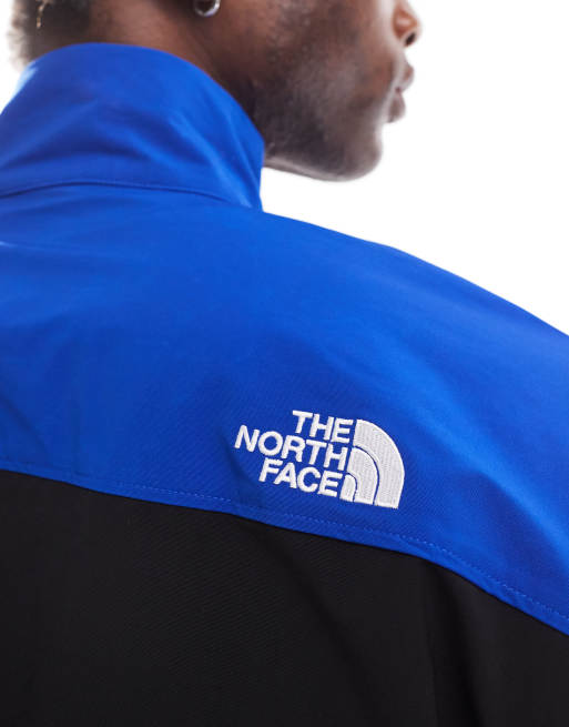 The North Face Easy Wind zip colourblock jacket in blue | ASOS