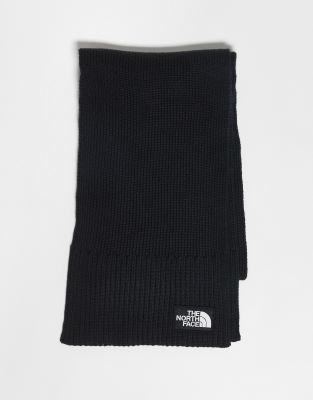 The North Face - Écharpe à encadré logo - Noir