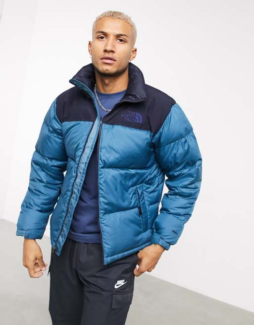 The North Face Eco Nuptse jacket in blue | ASOS