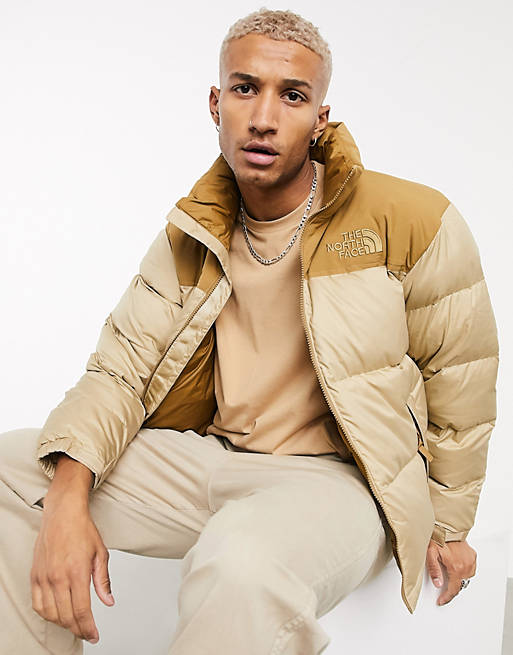 The North Face Eco Nuptse jacket in brown