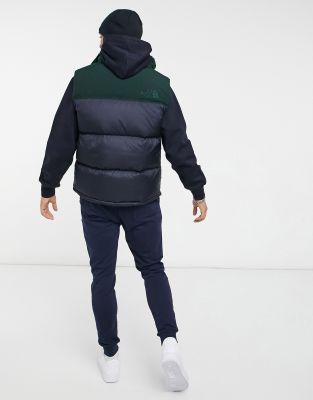 north face eco nuptse green