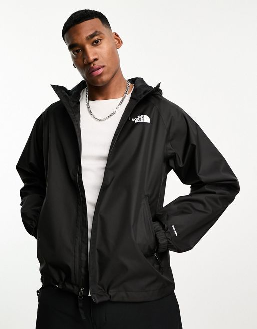 The North Face Elements waterproof zip up hooded jacket in black 