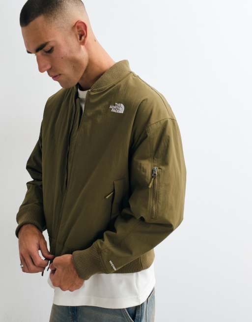 The North Face Energy bomber jacket in khaki, 5 of 5