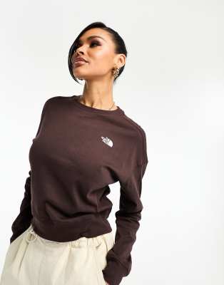 The North Face Ensei long sleeve boxy t-shirt in dark brown - ASOS Price Checker
