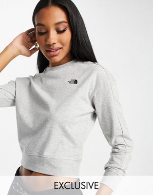 The North Face Ensei long sleeve t-shirt in grey