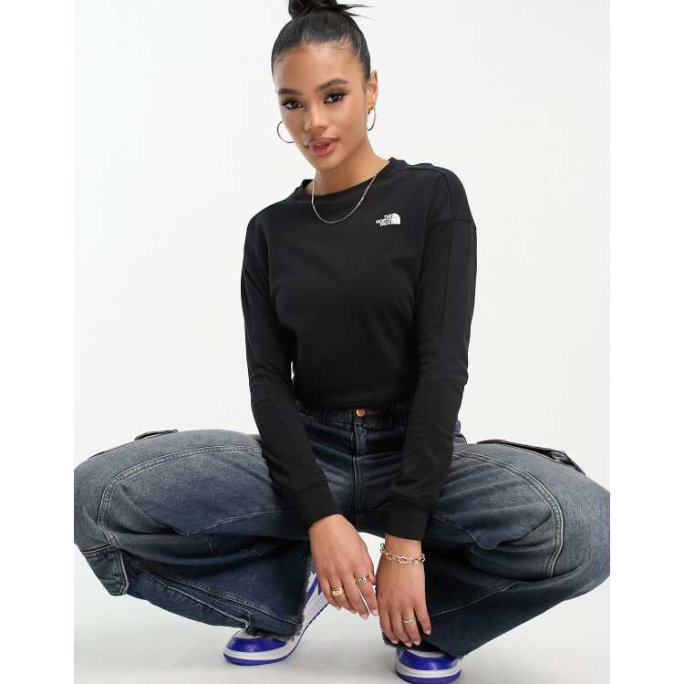 Black long sleeve hot sale north face top