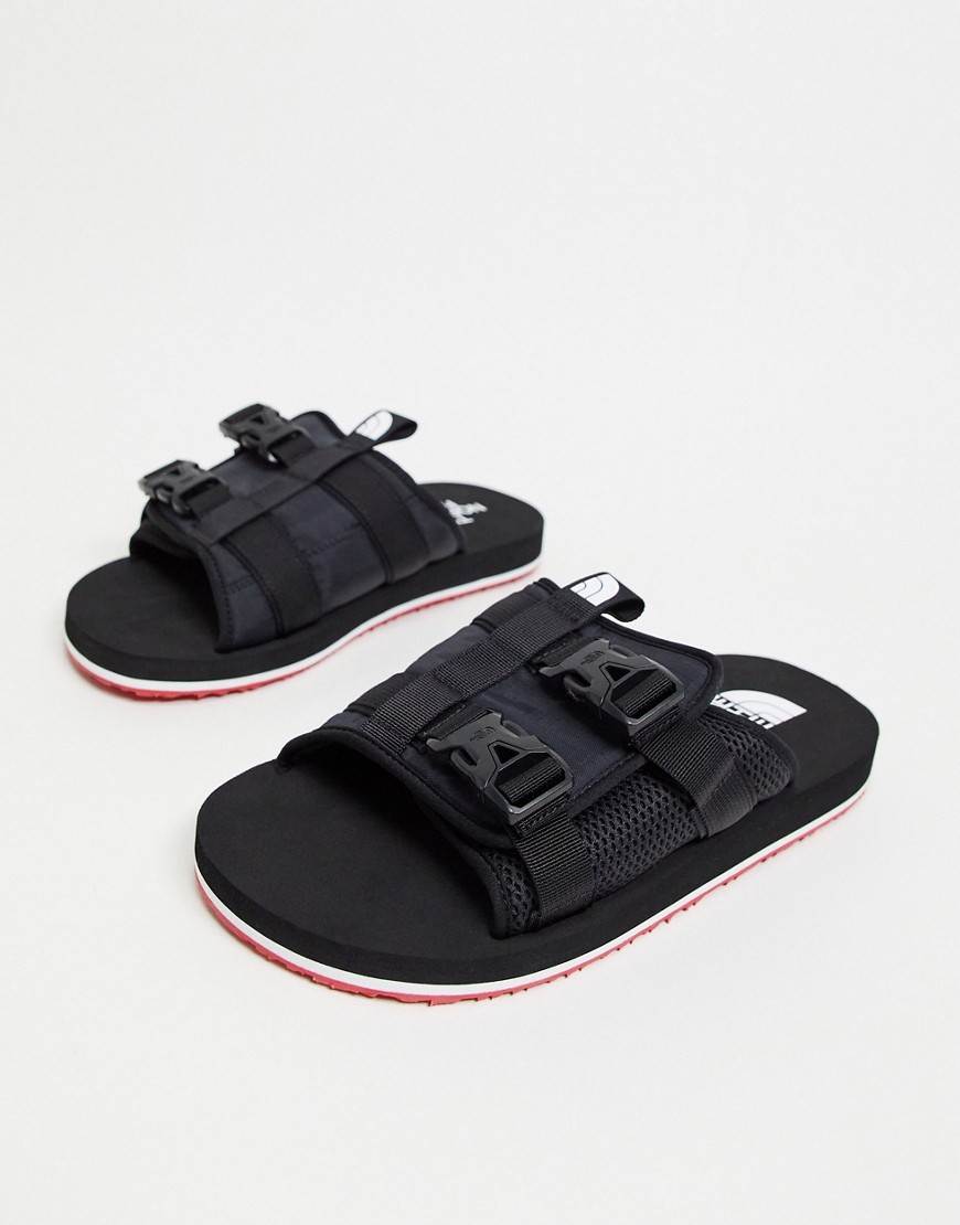 The North Face EQBC sliders in black