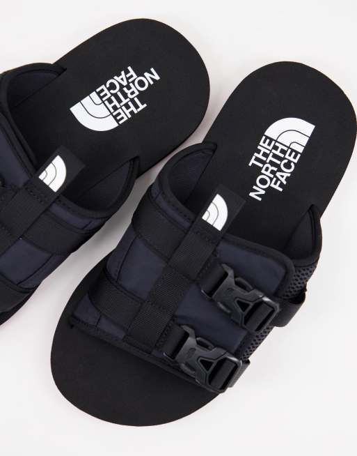 The North Face EQBC sliders in black