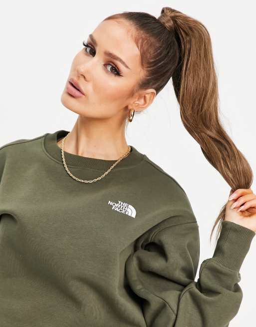 The North Face – Essential – Bluza oversize w kolorze khaki – tylko w ASOS  | ASOS